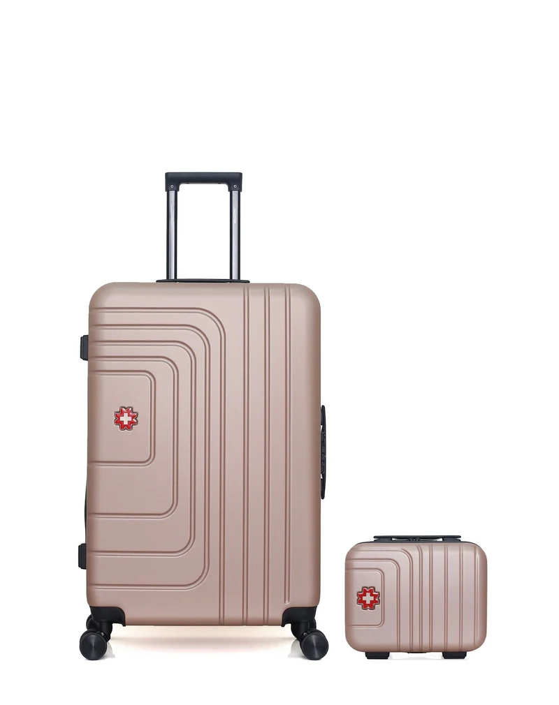 Lot de 2 Valises Rigides Grand Format et Vanity RUTI