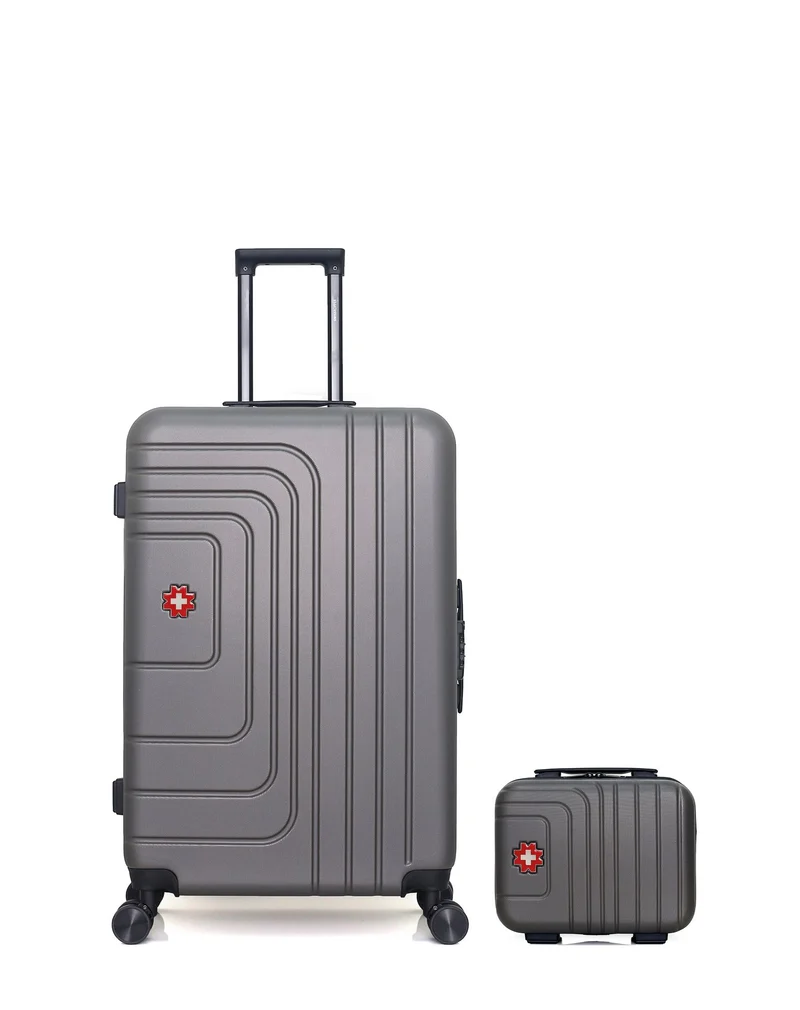 Lot de 2 Valises Rigides Grand Format et Vanity RUTI