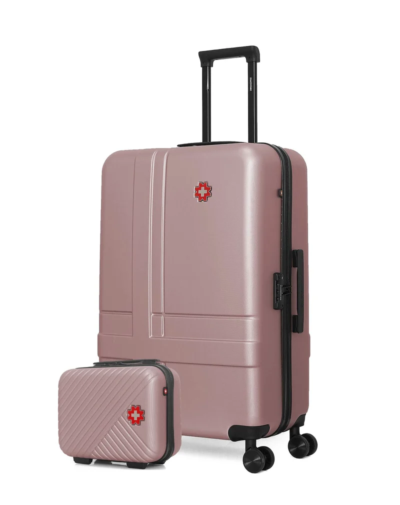 Lot de 2 Valises Rigides Grand Format et Vanity USTER