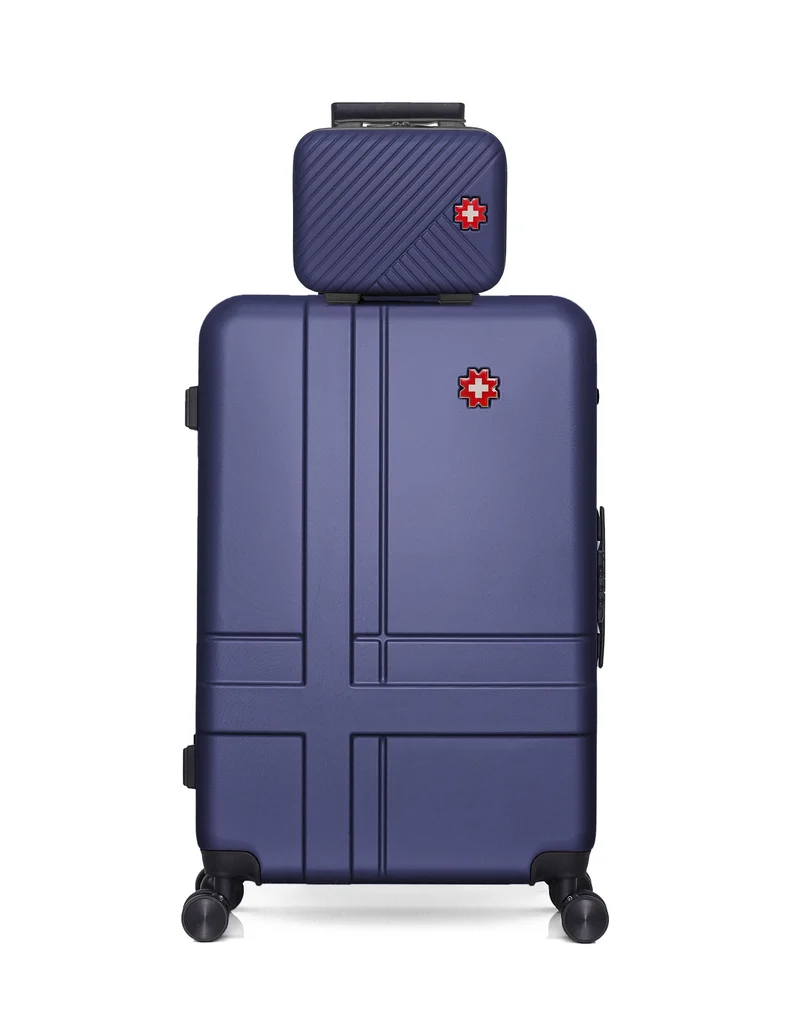 Lot de 2 Valises Rigides Grand Format et Vanity USTER