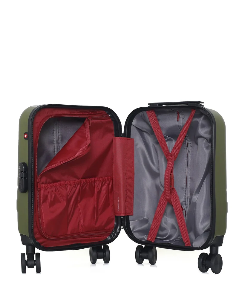 Lot de 2 Valises Rigides Grand Format et Vanity USTER