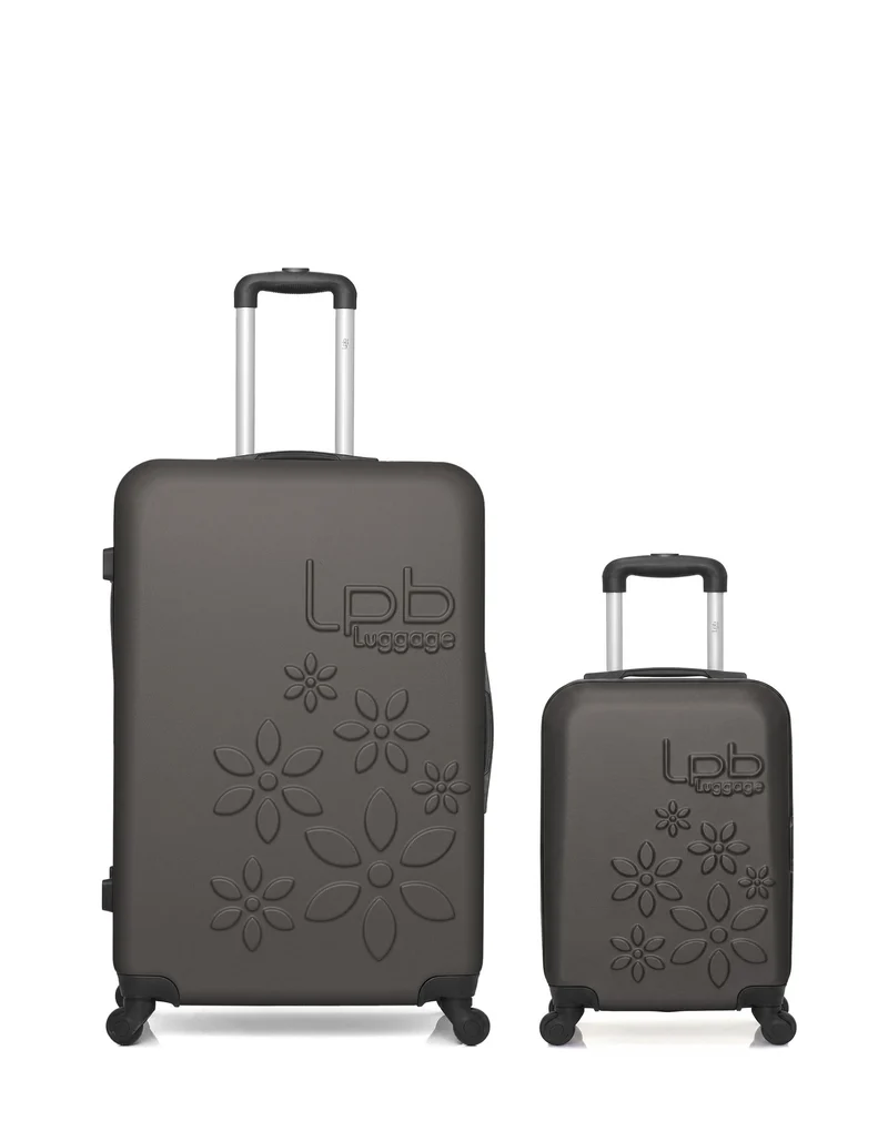Lot de 2 Valises Rigides Grand Format et Cabine XXS ELEONOR
