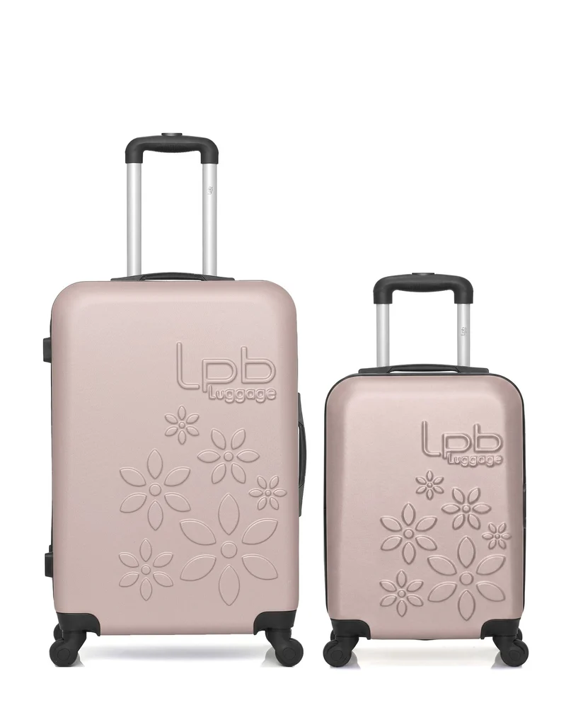 Lot de 2 Valises Rigides Taille Moyenne et Cabine XXS ELEONOR