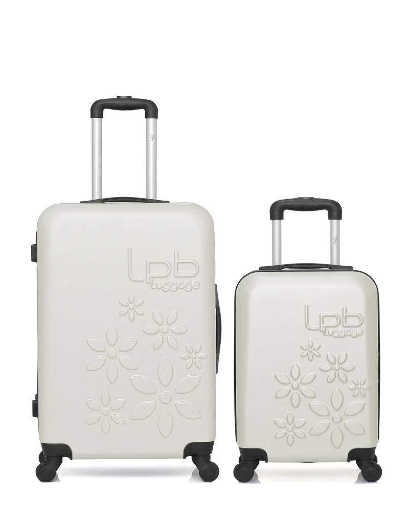 Lot de 2 Valises Rigides Taille Moyenne et Cabine XXS ELEONOR