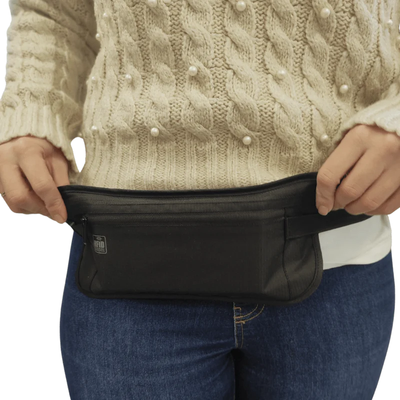 Pochette ceinture de voyage sécurité RFID