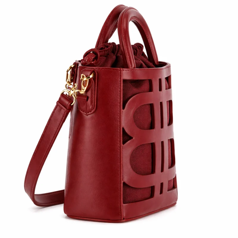 Sac à Main Seau LB - Bordeaux