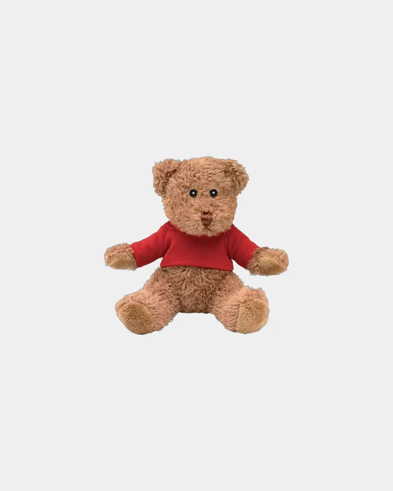 Peluche ourson avec t-shirt Johnny T à personnaliser