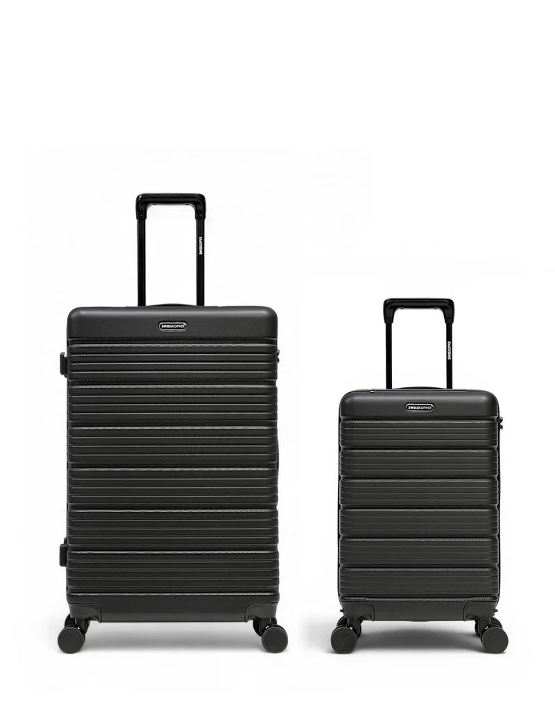 Lot de 2 Valises Rigides Grand Format et Cabine LUGANO