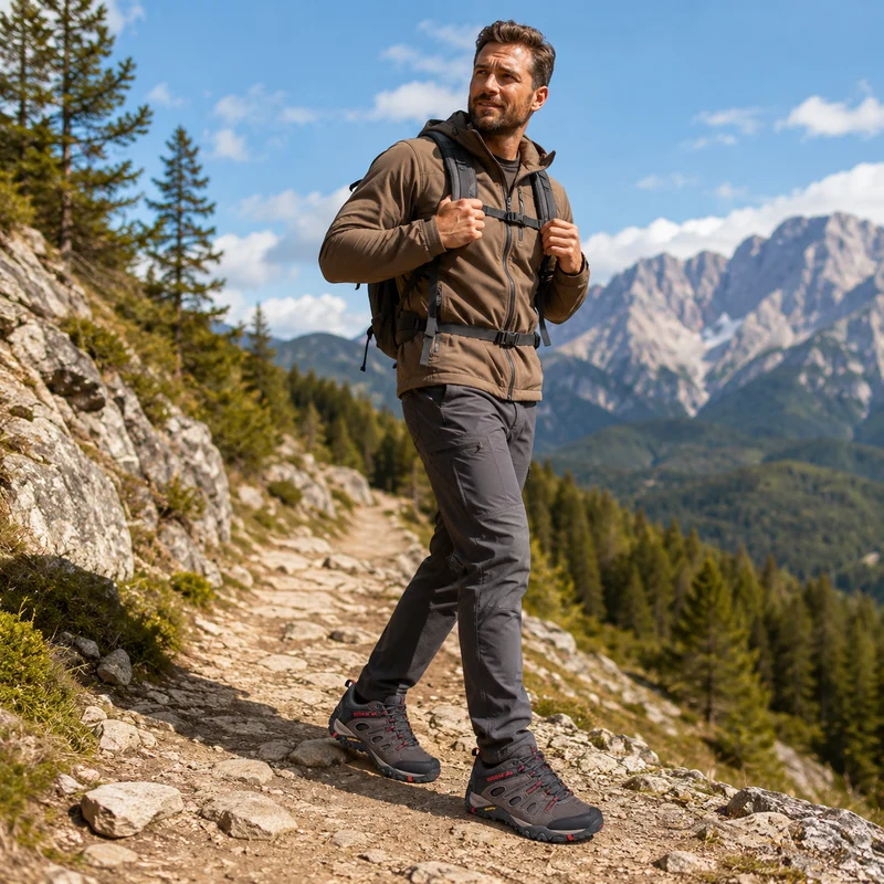 Chaussures de randonnée homme respirantes