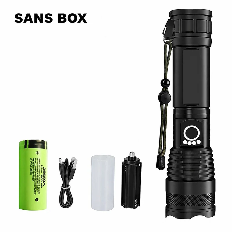 Lampe torche LED haute puissance randonnée