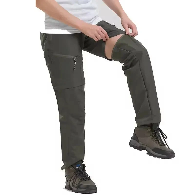 Pantalon randonnée mixte convertible zip