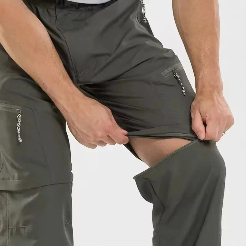 Pantalon randonnée mixte convertible zip