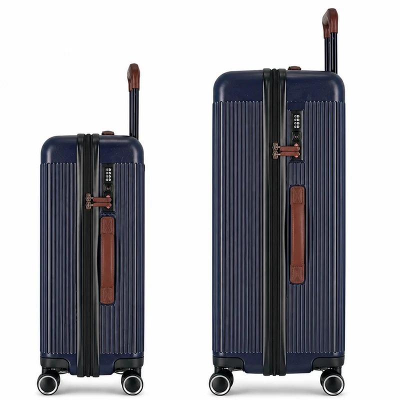 Duo de valises Green (Medium + XL) - Bleu
