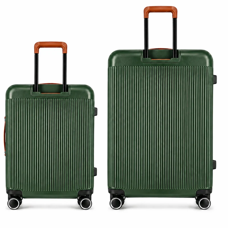Duo de valises Green (Cabine + XL) - Vert