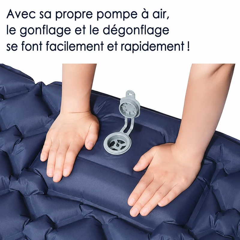 Matelas gonflable double randonnée ultraléger