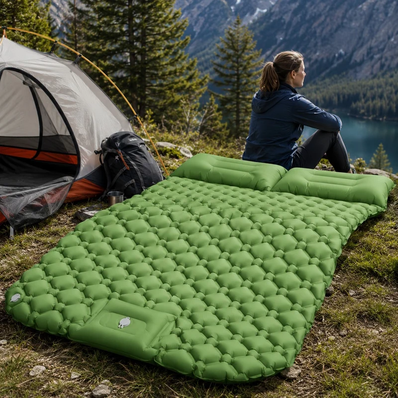 Matelas gonflable double randonnée ultraléger