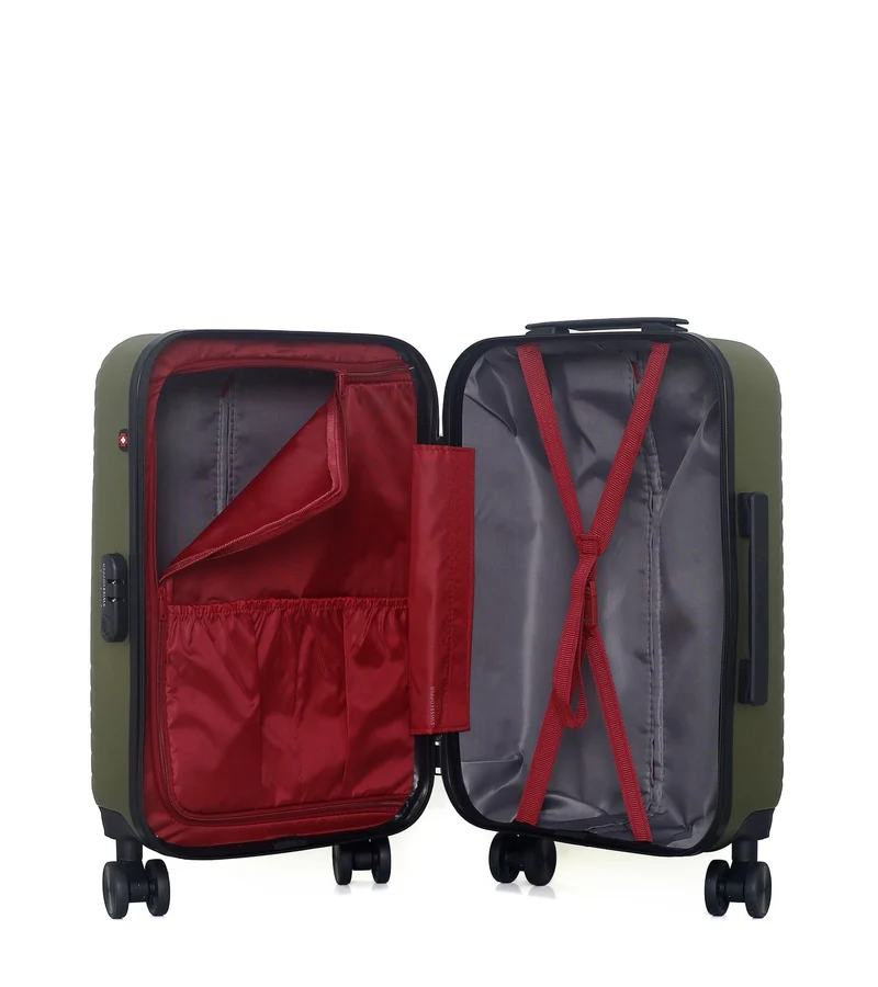Lot de 4 Valises Rigides Grand Format, Taille Moyenne, Cabine XXS et Vanity SPIEZ