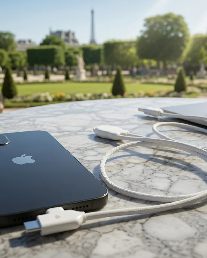 Câble de charge USB-C et Lightning à personnaliser