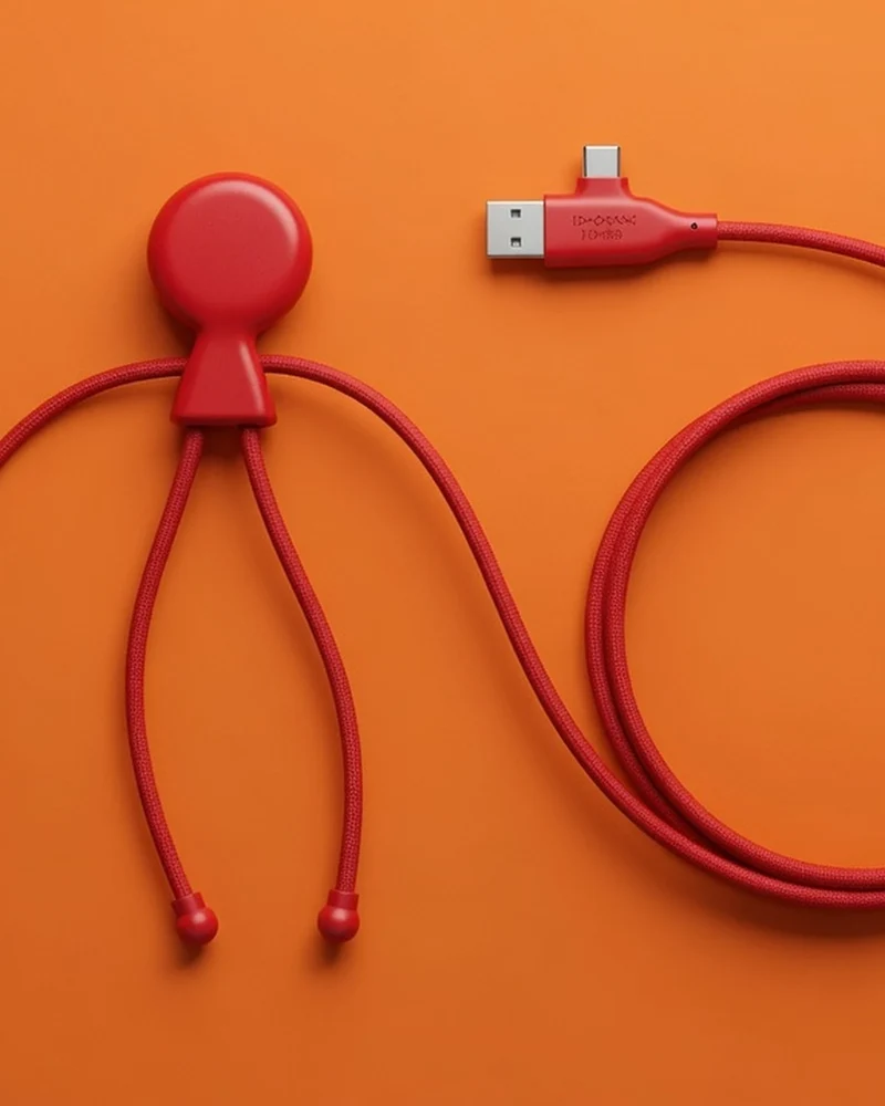 Câble de charge éco-responsable Mr Bio Long Fast à personnaliser