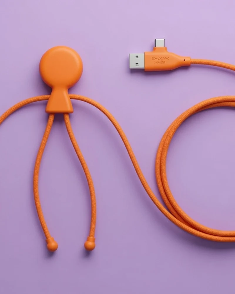 Câble de charge éco-responsable Mr Bio Long Fast à personnaliser