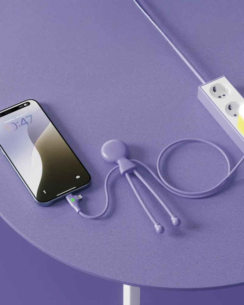 Câble de charge éco-responsable Mr Bio Long Fast à personnaliser