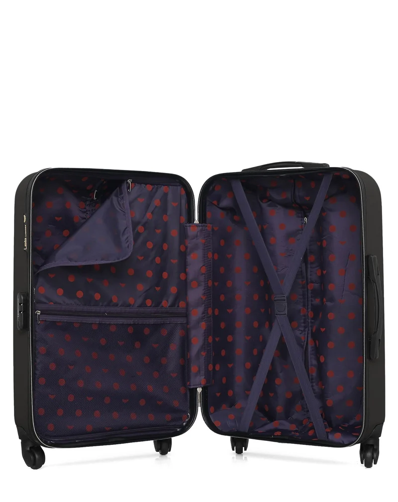 Lot de 3 Valises Rigides Taille Moyenne, Cabine et Cabine XXS ELEONOR
