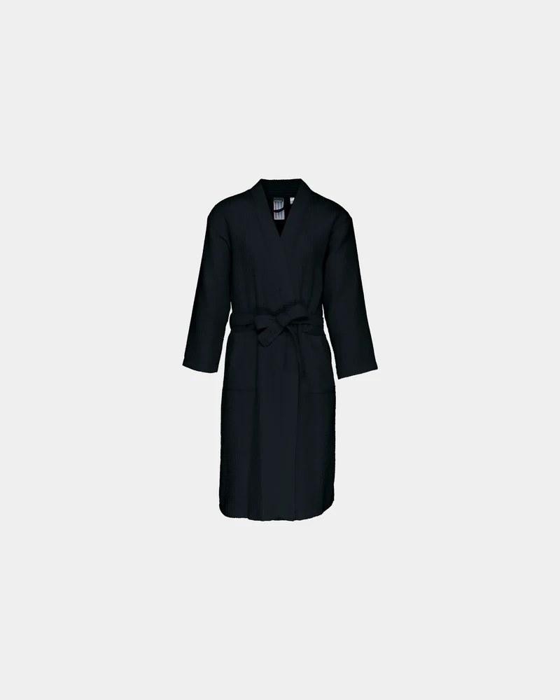 Peignoir kimono coton nid d'abeille à personnaliser