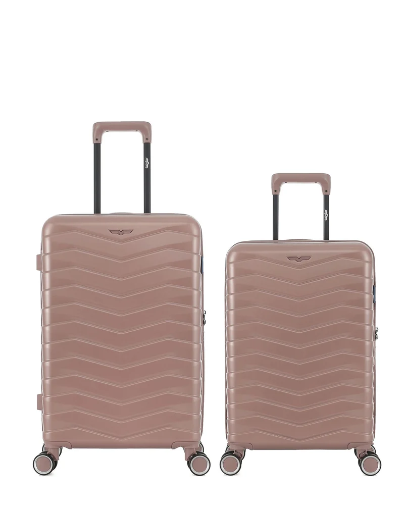 Lot de 2 Valises Rigides Taille Moyenne et Cabine SEATTLE