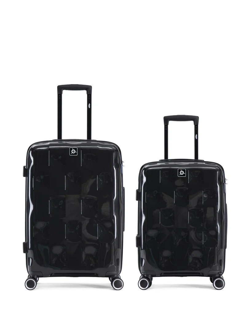 Lot de 2 Valises Rigides Taille Moyenne et Cabine AQUILA