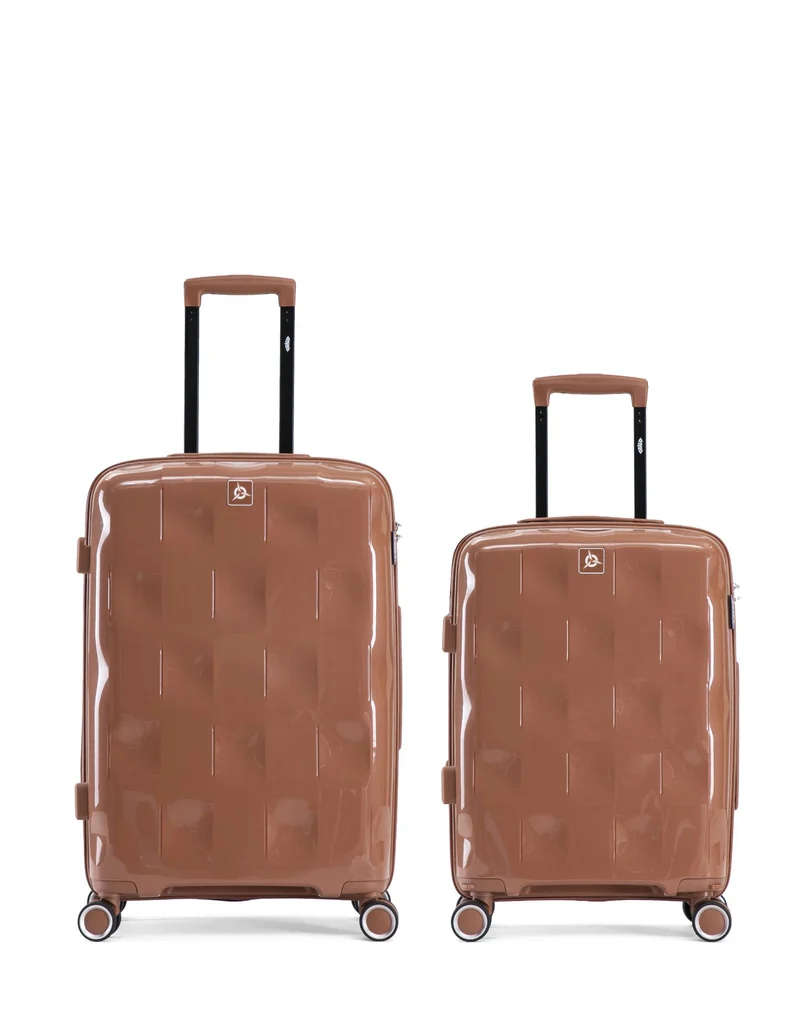 Lot de 2 Valises Rigides Taille Moyenne et Cabine AQUILA
