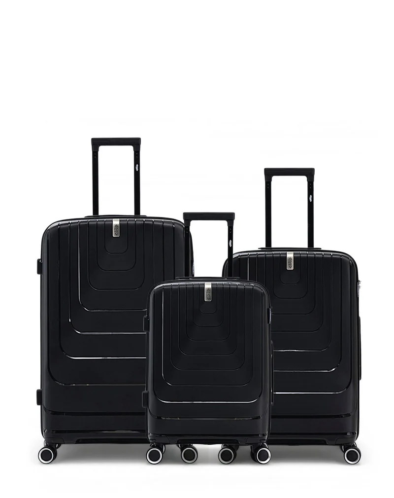 Lot de 3 Valises Rigides Grand Format, Taille Moyenne et Cabine GALINA