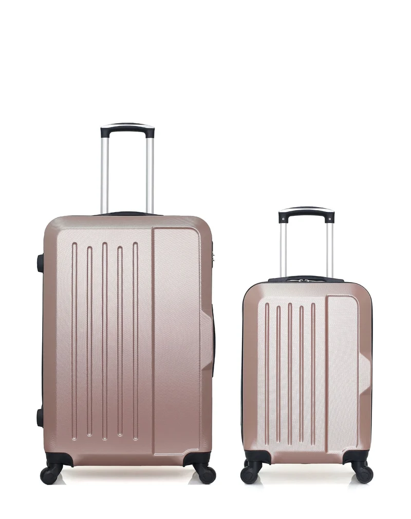 Lot de 2 Valises Rigides Grand Format et Cabine VESUVIO
