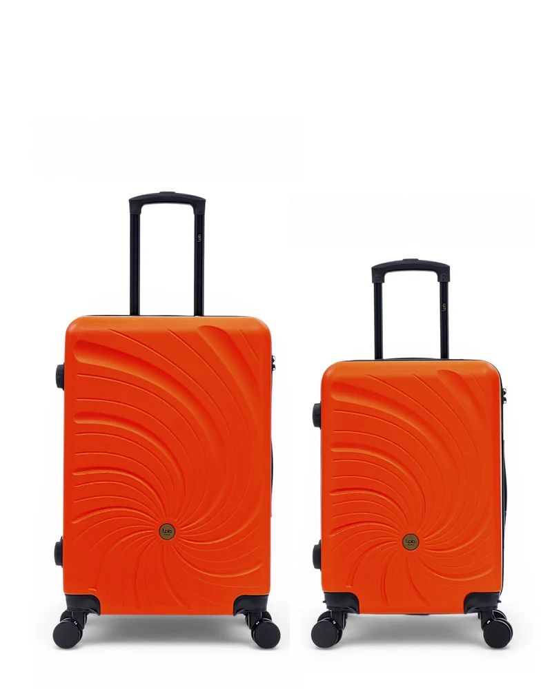 Lot de 2 Valises Rigides Taille Moyenne et Cabine SERENA