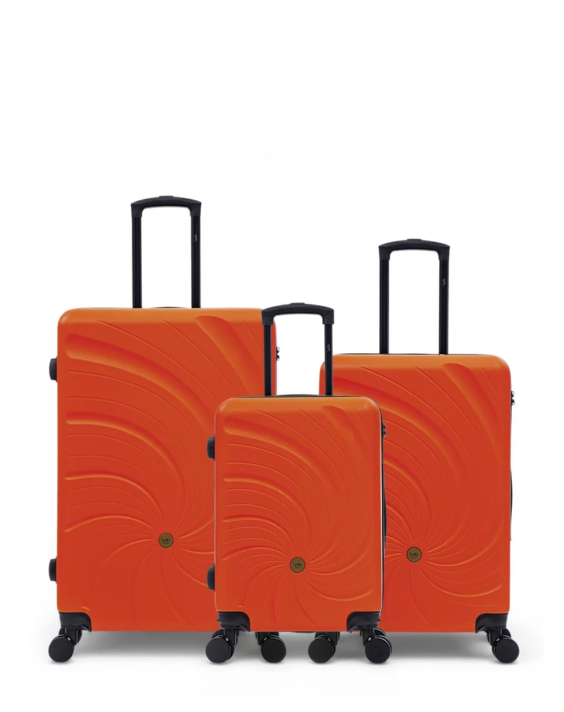 Lot de 3 Valises Rigides Grand Format, Taille Moyenne et Cabine SERENA