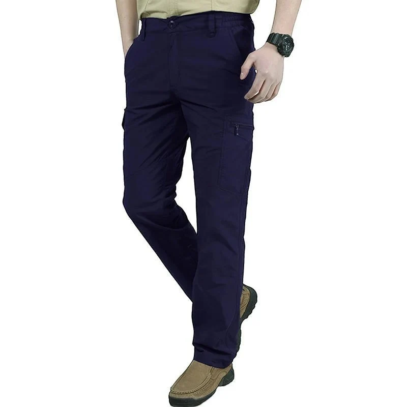 Pantalon randonnée homme multi-poches léger