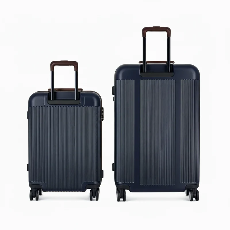 Duo de valises Green (Cabine + Medium) - Bleu