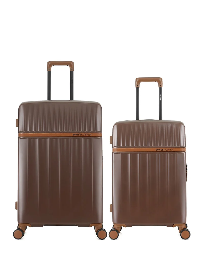 Lot de 2 Valises Rigides Grand Format et Taille Moyenne ZERMATT