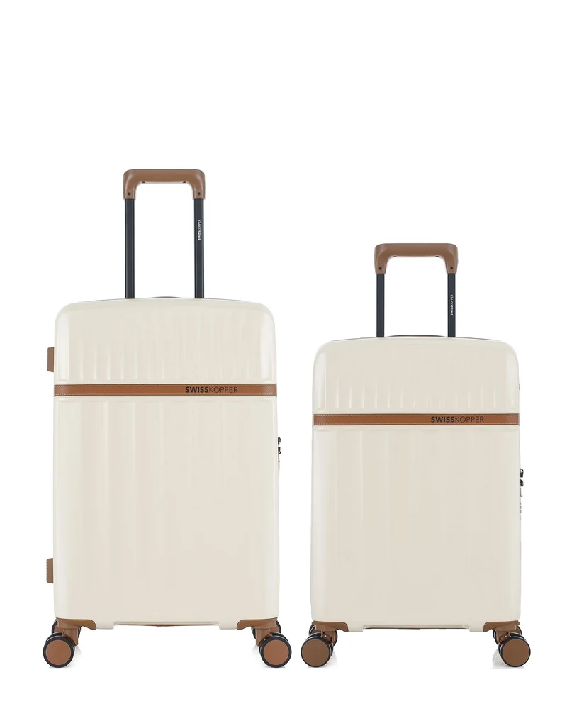 Lot de 2 Valises Rigides Taille Moyenne et Cabine ZERMATT