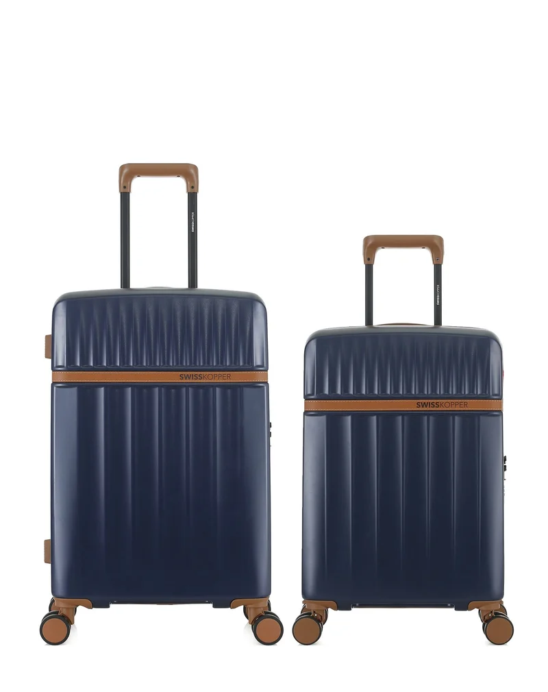 Lot de 2 Valises Rigides Taille Moyenne et Cabine ZERMATT
