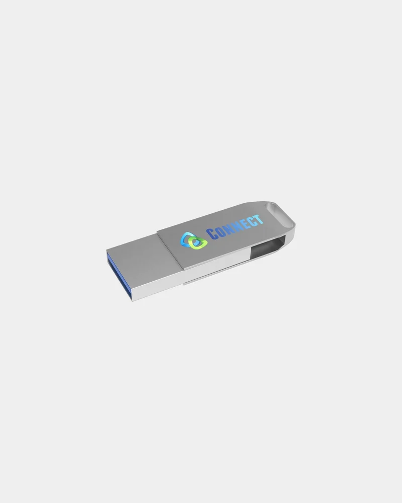 Clé USB Dual Twister-C 3.0 métal à personnaliser