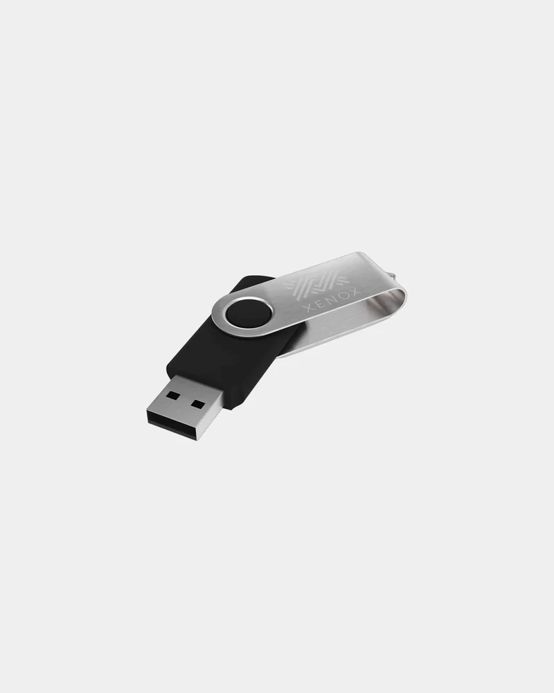 Clé USB Twister 3.0 rotative métal à personnaliser