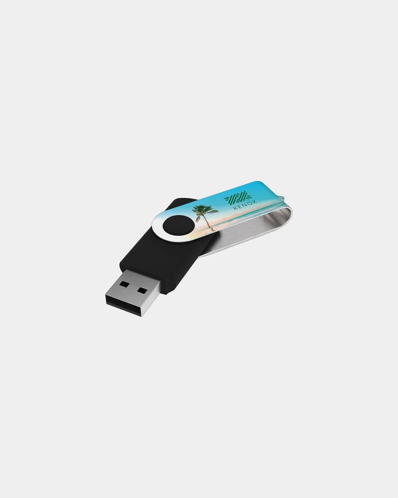 Clé USB Twister gravure laser 360° à personnaliser
