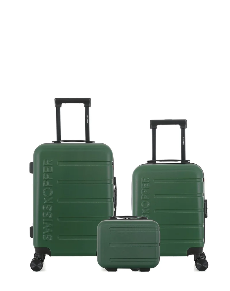 Lot de 3 Valises Rigides Cabine, Cabine XXS et Vanity AIGLE