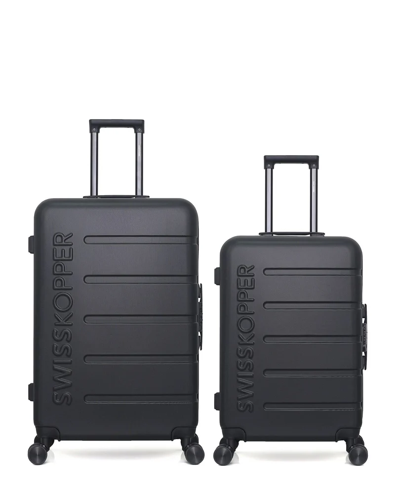 Lot de 2 Valises Rigides Grand Format et Taille Moyenne AIGLE