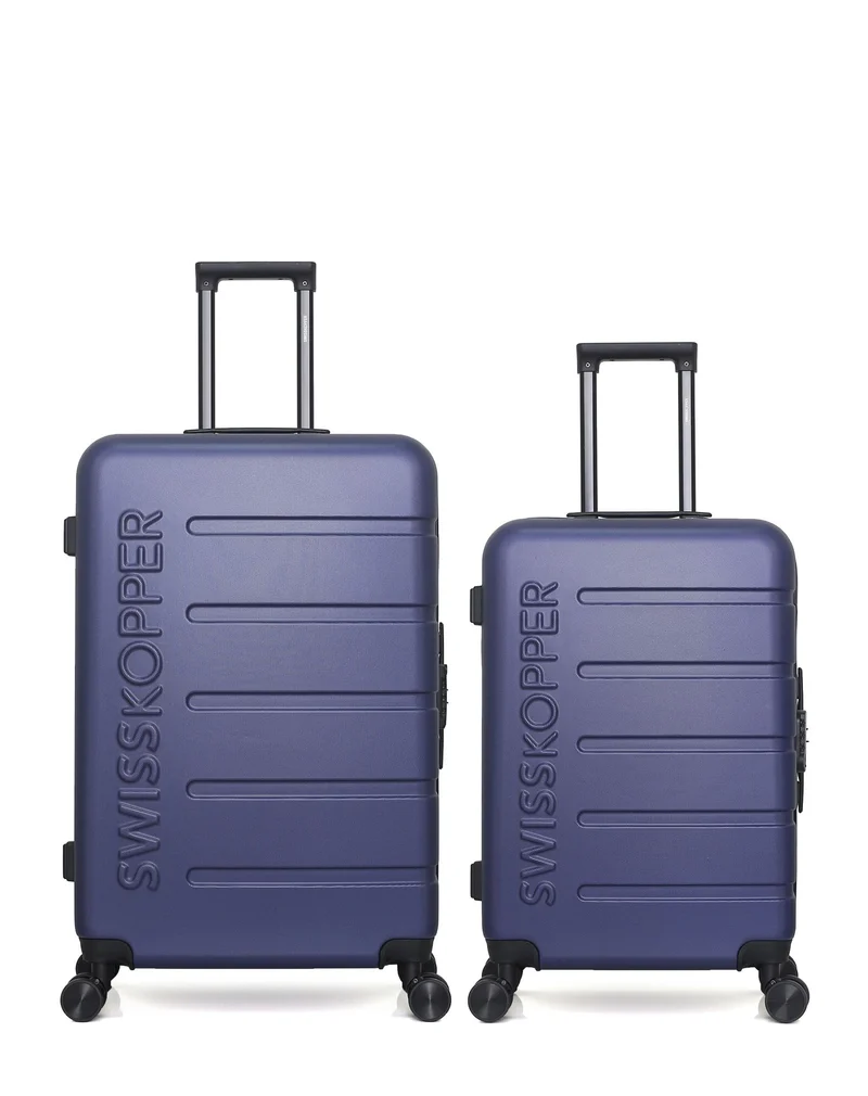 Lot de 2 Valises Rigides Grand Format et Taille Moyenne AIGLE