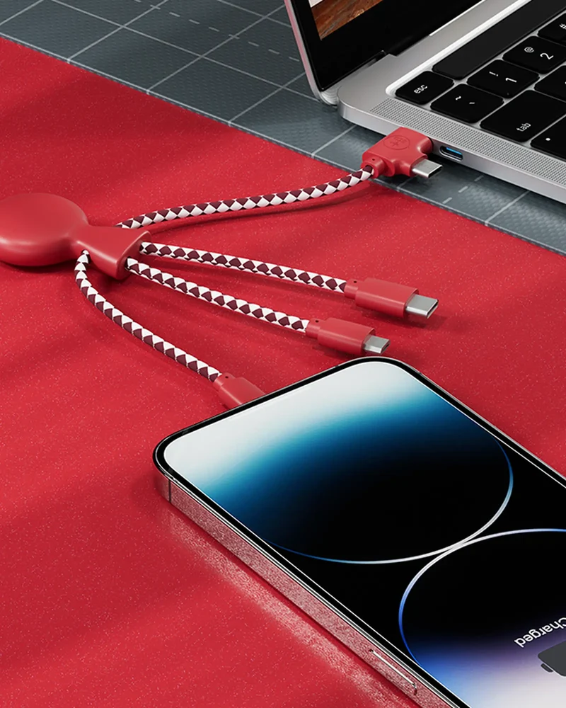 Câble de charge multi-connecteurs à personnaliser