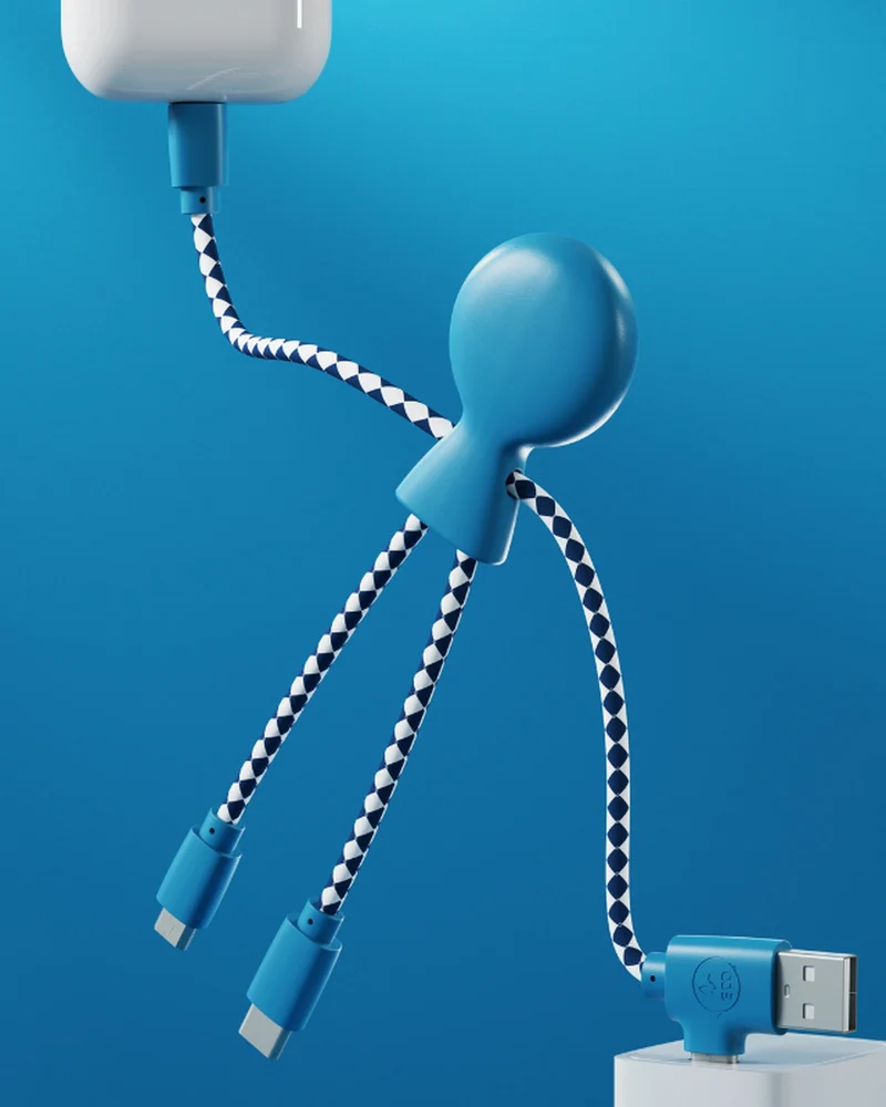 Câble de charge multi-connecteurs à personnaliser
