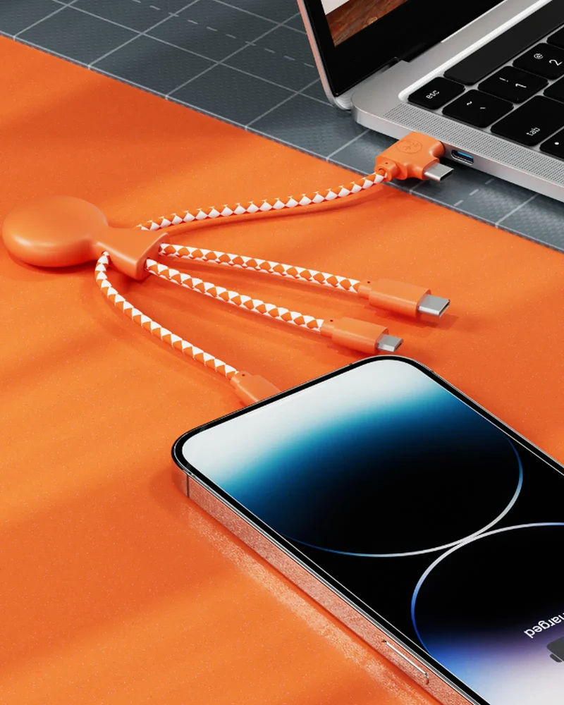 Câble de charge multi-connecteurs à personnaliser