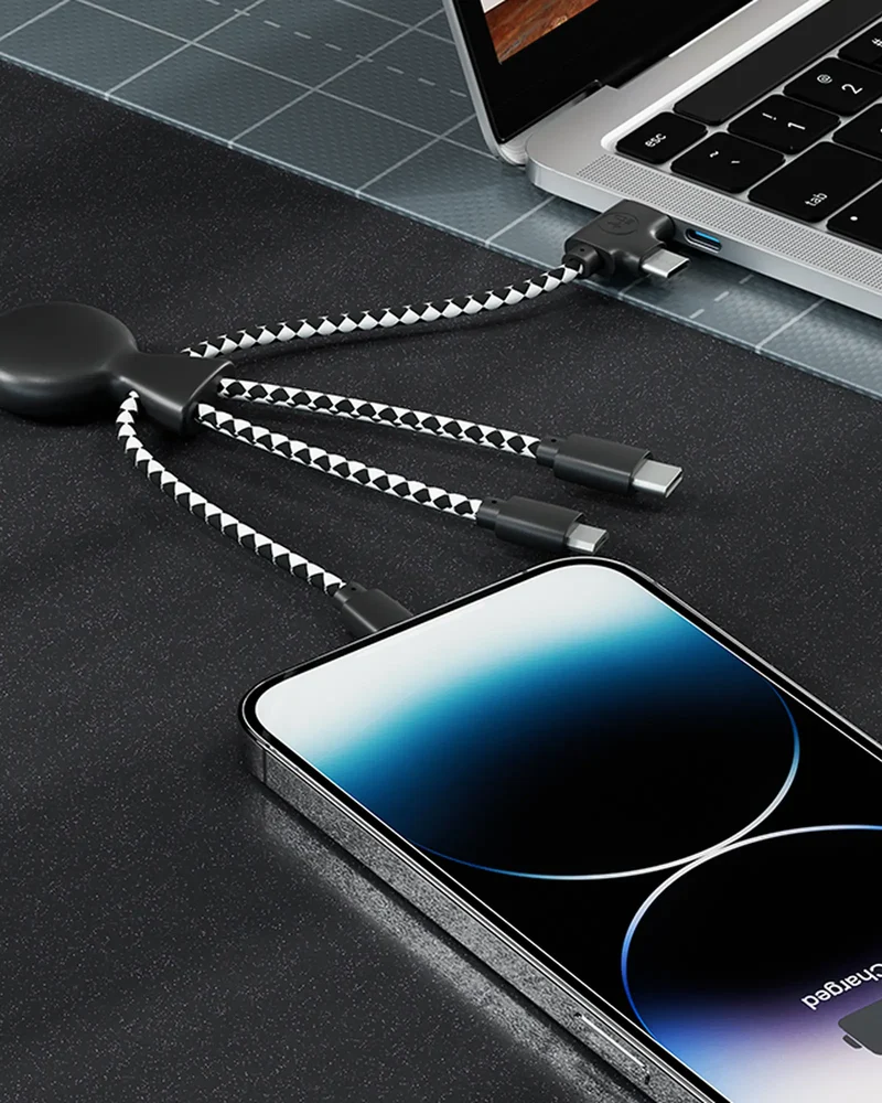 Câble de charge multi-connecteurs à personnaliser