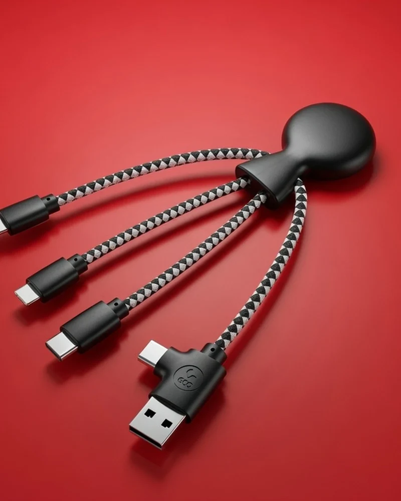Câble de charge multi-connecteurs à personnaliser